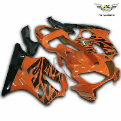 NTU Injection Orange Black Cowl Fairing Fit For Honda 2001-2003 CBR600F4I Z012 • $499.99