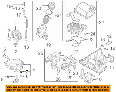 VW VOLKSWAGEN OEM 09-18 Tiguan Engine Parts-Drain Plug O-ring N0138157 • $1.38