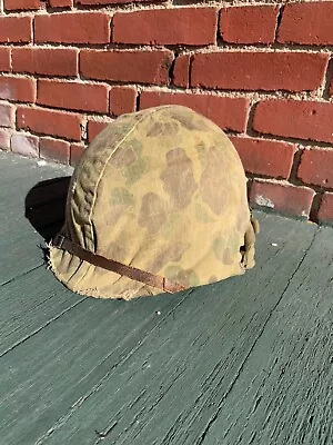 WW2 USMC M1 Camouflage Helmet Cover • $185
