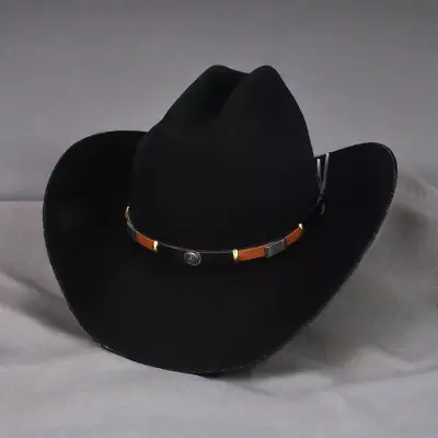 Western Cowboy Hat Classic American Style Wool  Vintage Cattleman Gladwin Bond • £39.99