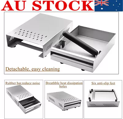 $63.55 • Buy Stainless Steel Coffee Knock Box Espresso Knocker Drawer 2.5L Knock Container AU
