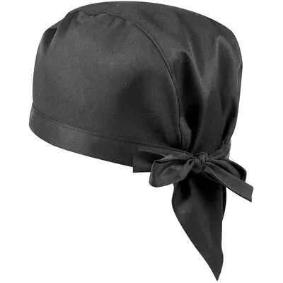 Adjustable Unisex Chef Skull - Tie Back Hat - Pirate Headwrap Bandana Hat • £5.24