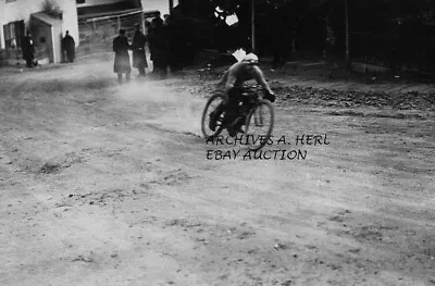 Indian Factory Racer 1909 Edgewater-Fort Lee Hillclimb Photo Motorcycle Racing 0 • $9.95