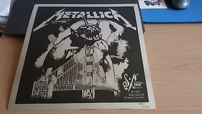 Metallica S&M2 - 12  Foil Print Litho Chase Center 129/1200 • £59