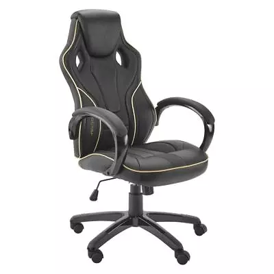 X Rocker Maverick Ergonomic Office Gaming Chair - Black/Gold 10 XRocker • $277.95