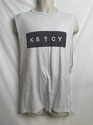 KSCY Mens Size XL White Kiss Chacey Tank Top • $30