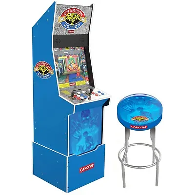 Arcade1Up Street Fighter Big Blue (Wi-Fi) 12-in-1 Games With Light-Up  • $1350