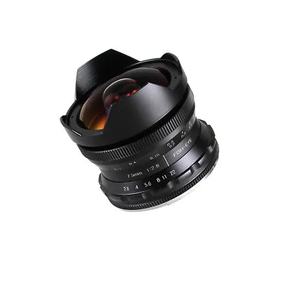 New 7.5mm F2.8 Fisheye Lens Fr Panasonic Olympus Micro4/3 Cameras GH1/2 E-M1E-M5 • $186.78