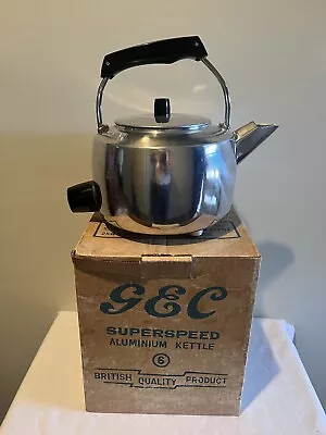 Old Vintage Rare G.e.c  Superspeed Aluminium Electric Kettle 6pint • $140