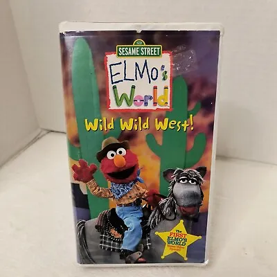 Elmo's World - Wild Wild West (VHS 2001) Clamshell Sesame Street • $4.50