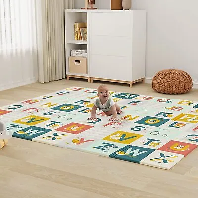 Extra Large Thick 2Sided Baby Play Mat Kids Crawling Educational Soft Foam Game • £26.90