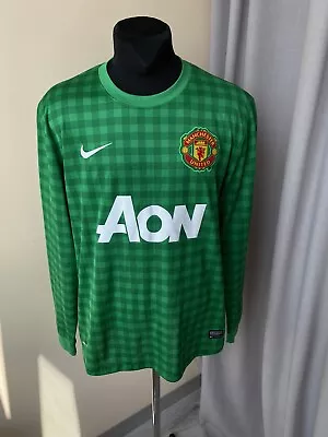 Manchester United Goalkeeper Football Shirt 2012/2013 Nike Mens Size L • $65