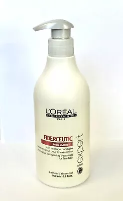 NEW Loreal FIBERCEUTIC Restorative Hair Sealing Treatment 16.9 Oz Fine Hair HTF • $99.95