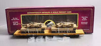 MTH 20-90402F O TTX 60' Flat Car Set W/M1a Tank Loads #93191 LN/Box • $143.41
