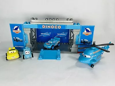 Incomplete Mega Bloks 7785 Disney Pixar Cars Dinoco Stage Set With Luigi & Guido • $24.99