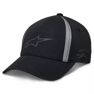ALPINESTARS ASTARS Wedge Tech Hat Black AS1281150001000 One Size Fits Most • $44.99