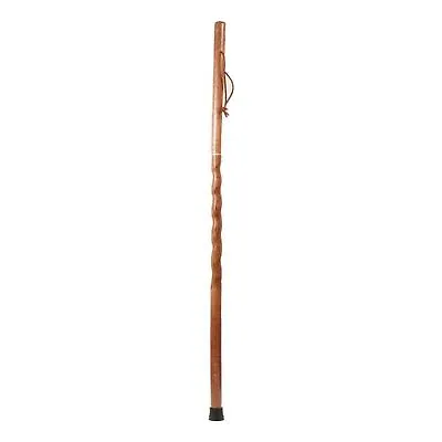 Brazos Twisted Traveler's Stick Red Oak Wood Walking Stick 55 Inch Height • $46.34