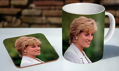 £7.85 • Buy Princess Diana Fantastic Colour Tea / Coffee Mug Coaster Gift Set