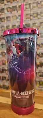 Movie Theater Godzilla X Kong New Empire 24oz Double Wall LED Light Up Cup New • $39