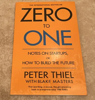 $26.60 • Buy Zero To One Notes On Start-Ups, Or How To Build The Future - BRAND NEW