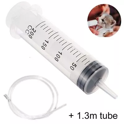 150ml-500ml Large Capacity Syringe Syringes Reusable Pump Measuring 1.3m Tube • $21.78