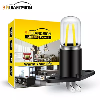 2PCS Oven Lamp E14 LED Bulb AC 220V Microwave Dustproof And Waterproof Base Bulb • $5.82