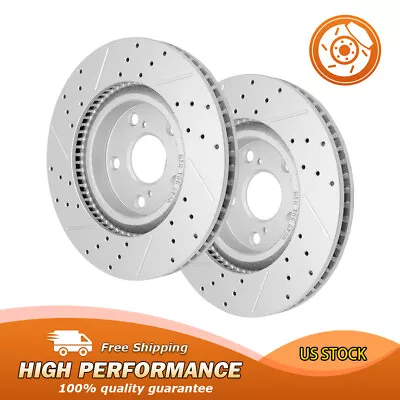 Front Brake Rotors For Toyota Rav4 Avalon Camry Scion TC Lexus ES300h ES350 • $57.99