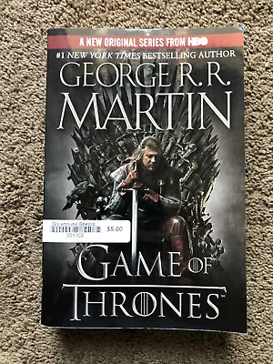 A Song Of Ice And Fire Book One Game Of Thrones By George R. R. Martin  • $4.95