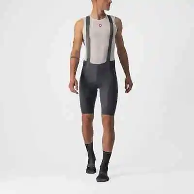 $149.99 • Buy NEW 2022 Castelli FREE AERO RC Cycling Bib Shorts, DARK GREY, Large