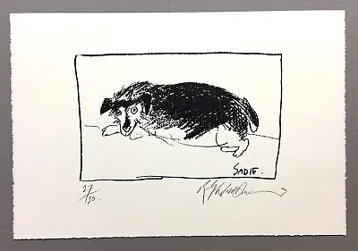 Ralph Steadman  Sadie  - Gonzo Dog - Signed & Numbered Print Lt Ed #27 Of 30 • £361.93