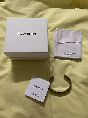 £60 • Buy Calvin Klein Loud Open Bangle Size Xs
