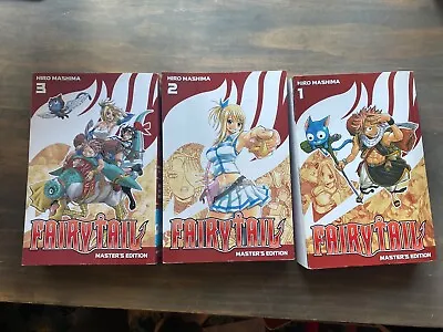 Fairy Tail Hiro Mashima Master Edition Lot  1 2 3 • £60.32