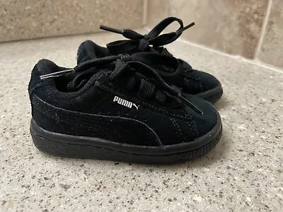 PUMA Sneakers Toddlers Girls Size 4C Athletic Black Shoes Baby Rihanna  • £19.70