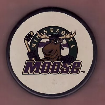 IHL MINNESOTA MOOSE™ Regular PUCK InGlasCo IHL Back - #btrnMSB812_#2L • $19.99