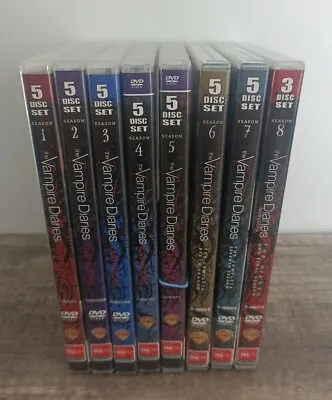 The Vampire Diaries The Complete Series Season 1-8 DVD Region 4 PAL Free Postage • $60