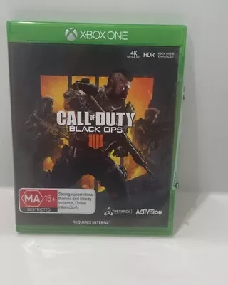 Call Of Duty Black Ops IIII 4 - Microsoft Xbox One 2018 Shooter Action Pre Owned • $24.90