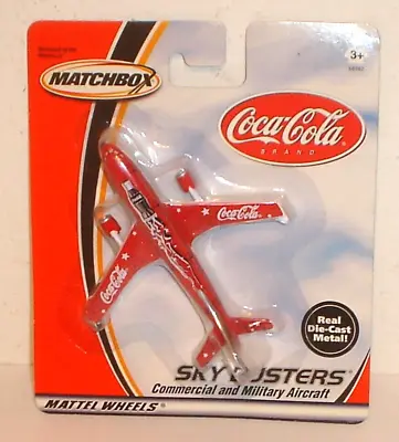 2000 Matchbox Sky Busters Coca-Cola Diecast Jet Airplane Aircraft Mattel - New • $10