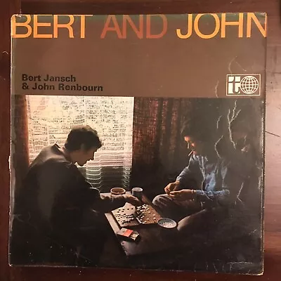 £25 • Buy VINTAGE VINYL LP Bert Jansch & John Renbourn ‎'Bert And John' 1966 ORIGINAL MONO