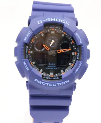 New Casio G-Shock Analog-Digital Bi-Color Men Watch 52mm GA100L-2A $110 • $82.50