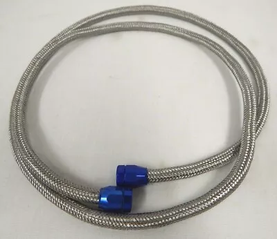 $13.16 • Buy 4' Spectre 7/32 Steel Braid Vacuum Line Blue Magna Ends 4 Foot Braided