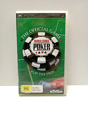 PSP - PlayStation Portable - World Series Of Poker - The Official Game • $7.99