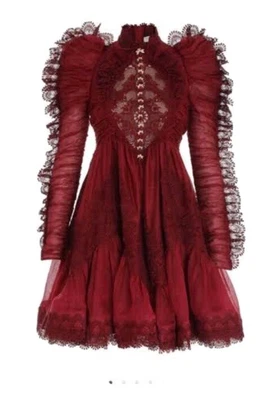 $450 • Buy Zimmerman Kaleidoscope Doily Ruffle Mini Dress - BNWT - Size 2 -  RRP$2650