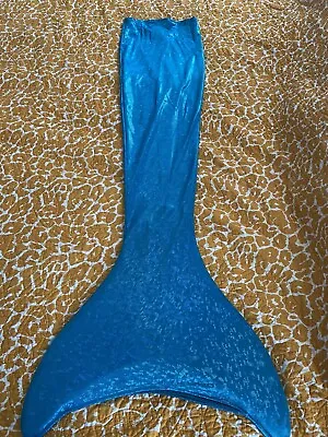 Fin Fun Mermaid Tail With Monofin Blue Child Size 8 Excellent Preowned Swimmable • $27.99