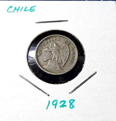 1928 CHILE 5 CENTAVOS KM-165 World Chilean Coin • $3.95