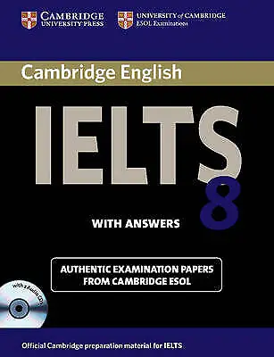 Cambridge IELTS 8 Self-study Pack (Student's Book With Answers ... 9780521173803 • £14.99