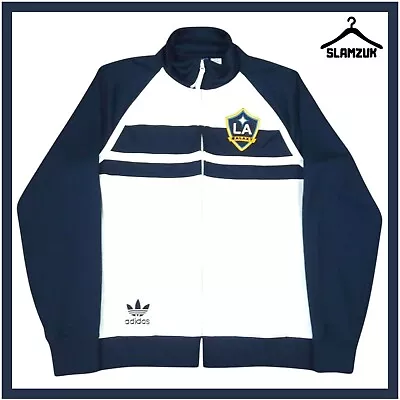 LA Galaxy Football Jacket Adidas Medium Soccer Track Top MLS 2013 2014 6837 D25 • £34.99