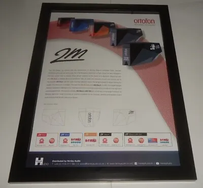 £14.99 • Buy ORTOFON 2M CARTRIDGES-framed Original Advert