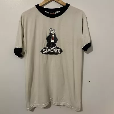 Slacker Skateboard Mens Graphic Shirt Size Medium In Good Condition • $40