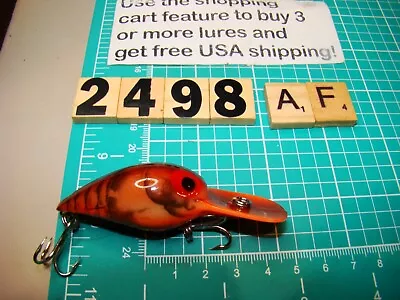 V2498 Af  Storm Pre Rapala Wiggle Wart Natural Craw Fishing Lure • $39.95