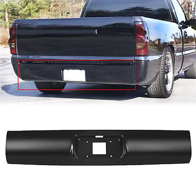 Rear Bumper Roll Pan W / License Plate For 1994-2003 Chevy GMC S10 Sonoma • $70.99